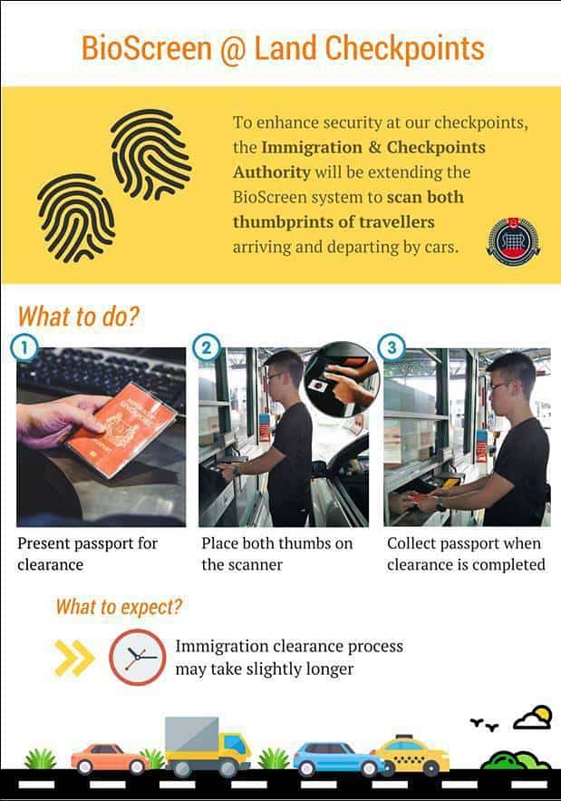 便民服务！新加坡移民与关卡局逐步推广指纹认证系统