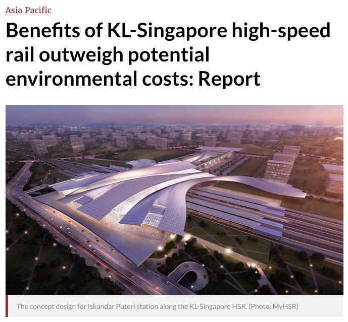 新隆高铁互通后新加坡经济发展将飞升！新马人流量每年将超千万