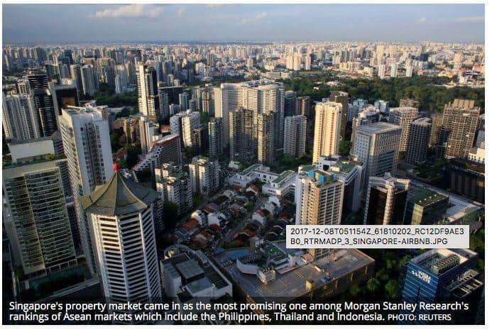 WOW!新加坡2018年房地产市场是东盟市场排名中最有前途的地区！
