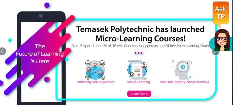 新加坡淡马锡理工推出手机“微型学习课程”，随时随地用手机学习新技能！