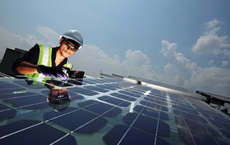 新加坡到2025年将实现太阳能供25％高峰用电量！