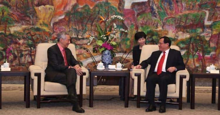 新加坡李显龙总理会见上海市委书记李强，将多领域加强合作！