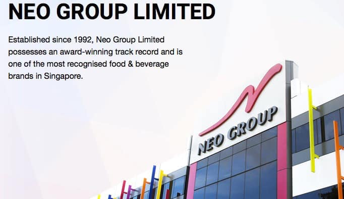 Neo Group以440万新元收购How's Catering的51％股权!